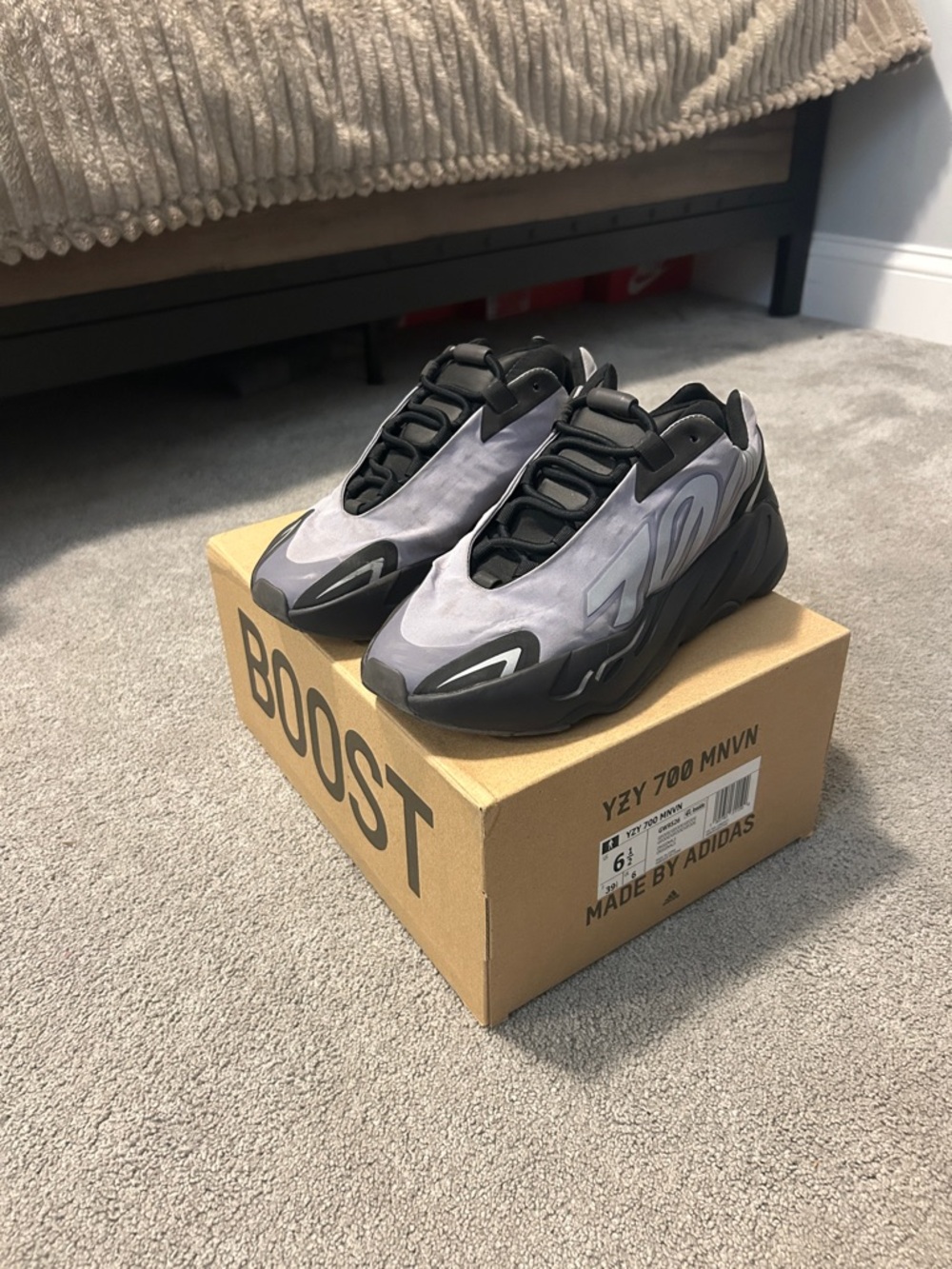 adidas YZY 700 MNVN Men's Sneakers - Grey/Black